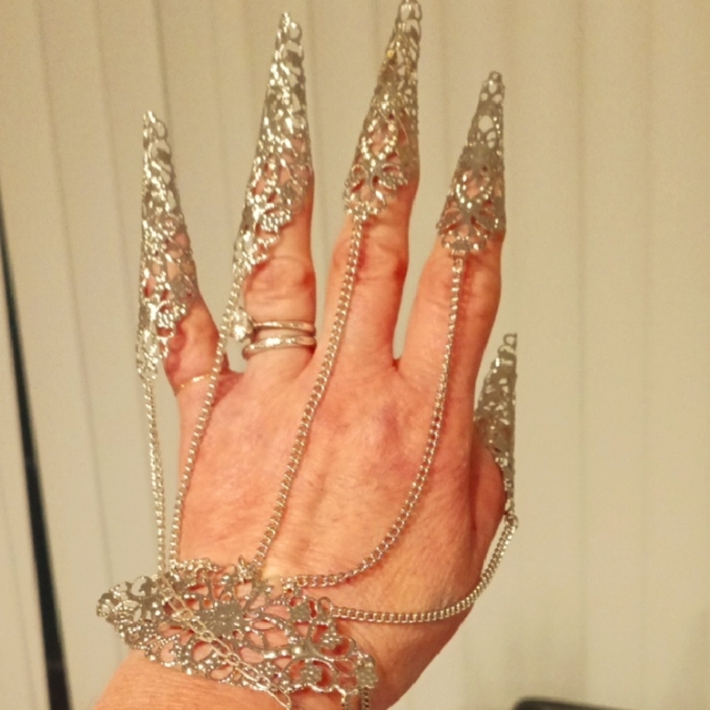 Silver Filigree Hand Jewelry NWOT